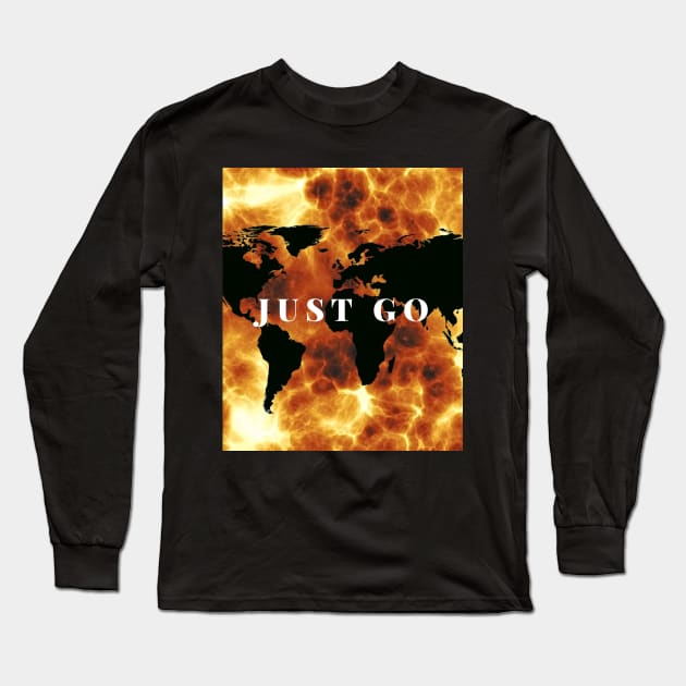 Just Go Long Sleeve T-Shirt by Courtndn